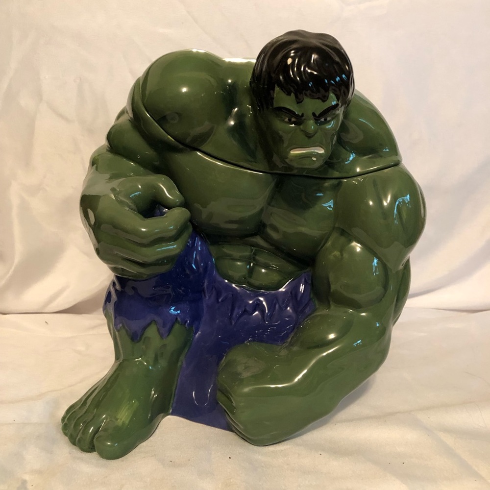 Marvels comics Hulk cookie jar